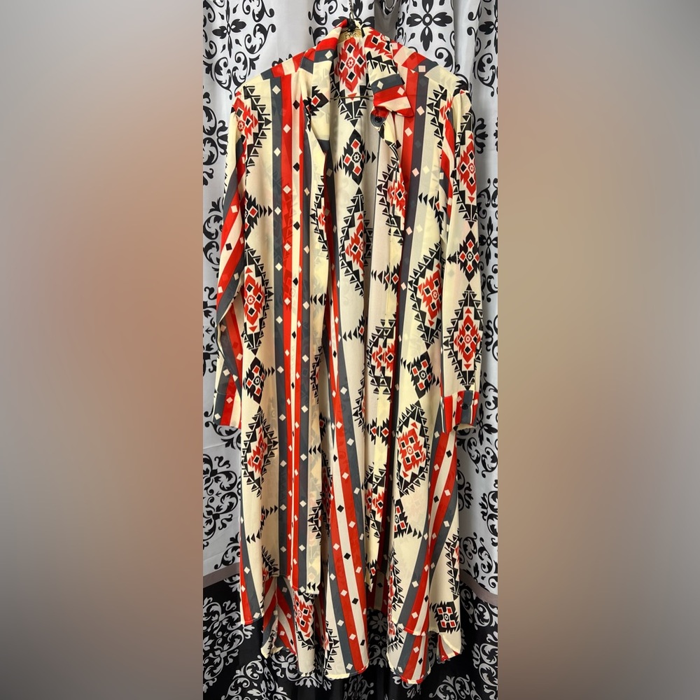Lucky & Blessed Aztec Duster
